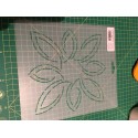 Stencil 7 inch - Pear Leaf