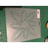 Stencil 7 inch - Pear Leaf