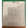 Stencil Anneaux de Mariage 6 inch