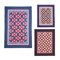 Linked Chevrons Quilt Pattern