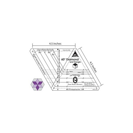 60° Losange et triangle (Diamond)